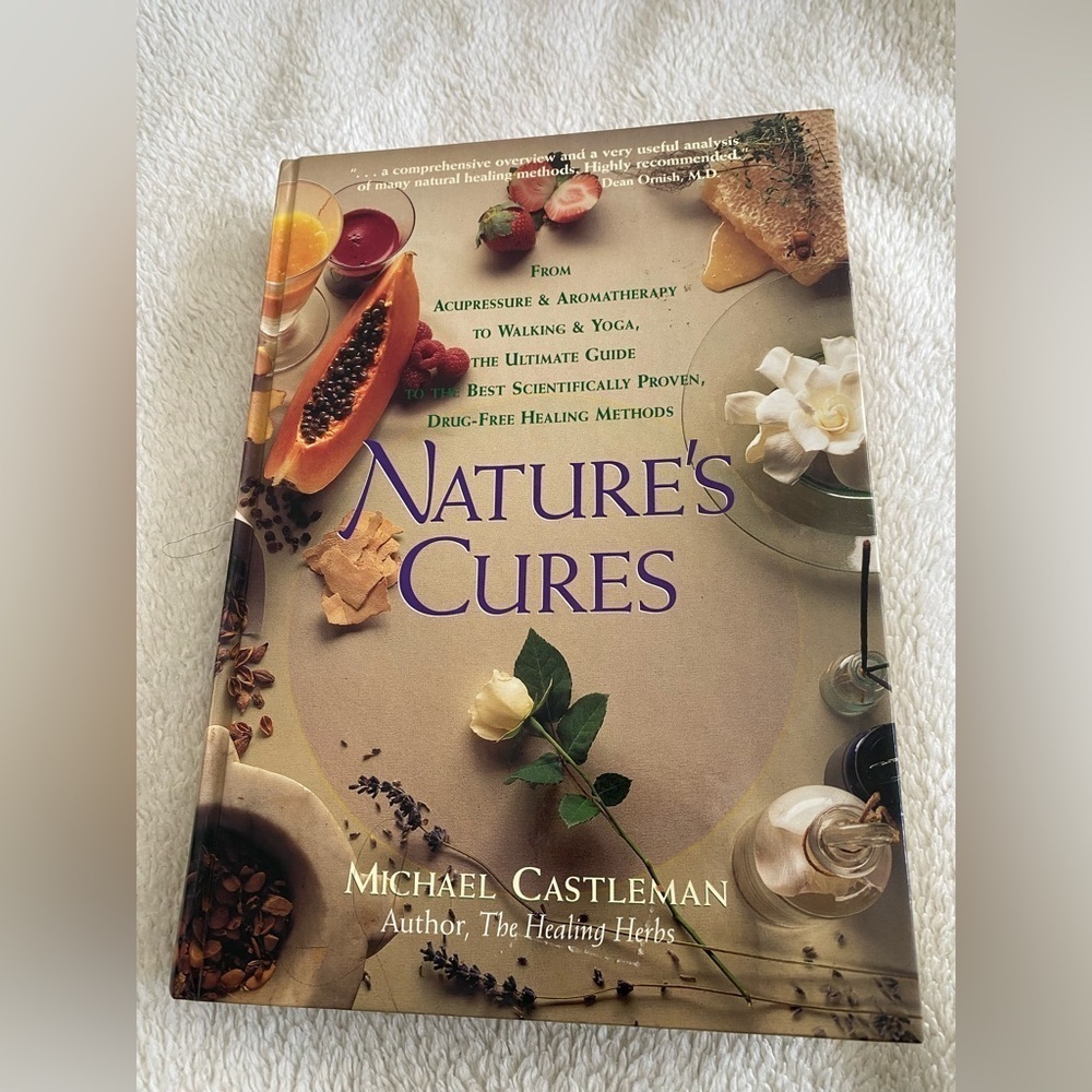 Nature’s Cures hardcover 1996 guide to healing methods​​​​​